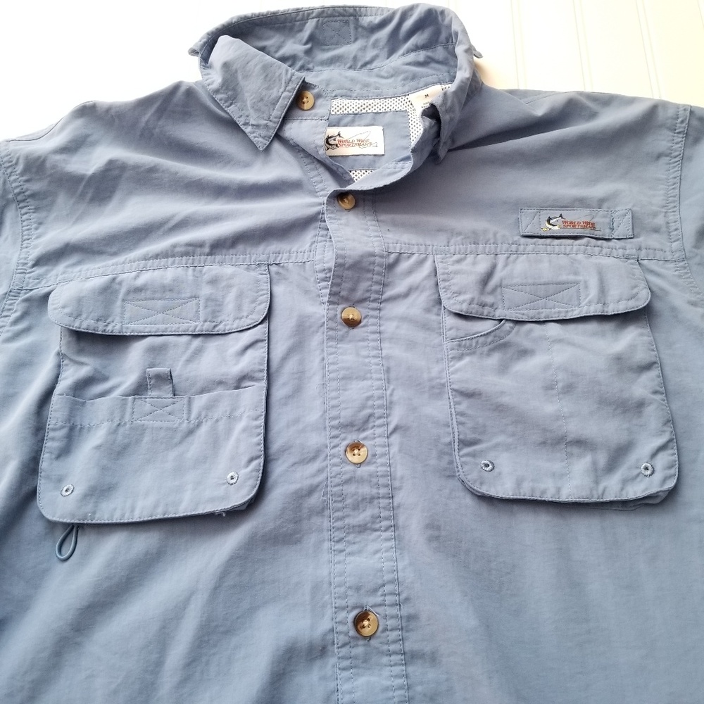 World Wide Sportsman Ventilated‎ Fishing Shirt M, 00295 - Picture 4 of 6